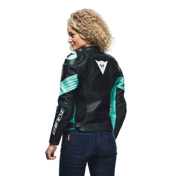RACING 4 LADY LEATHER JACKET PERF.