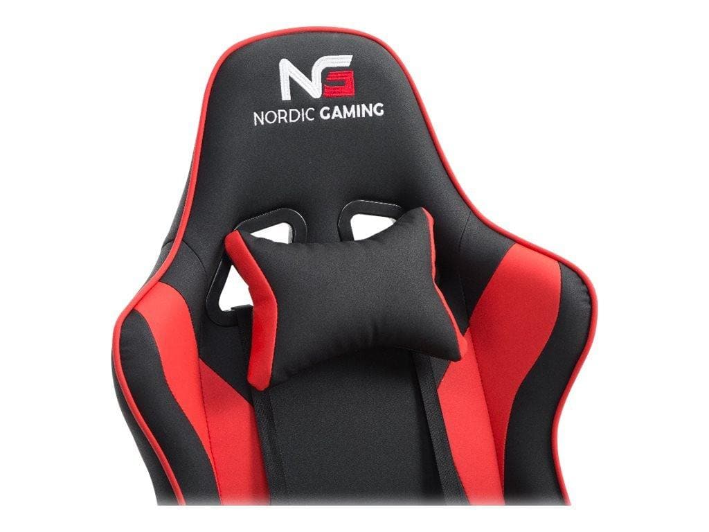 Nordic Gaming Junior Gaming Stuhl Rot/Schwarz 12-16 Jahre