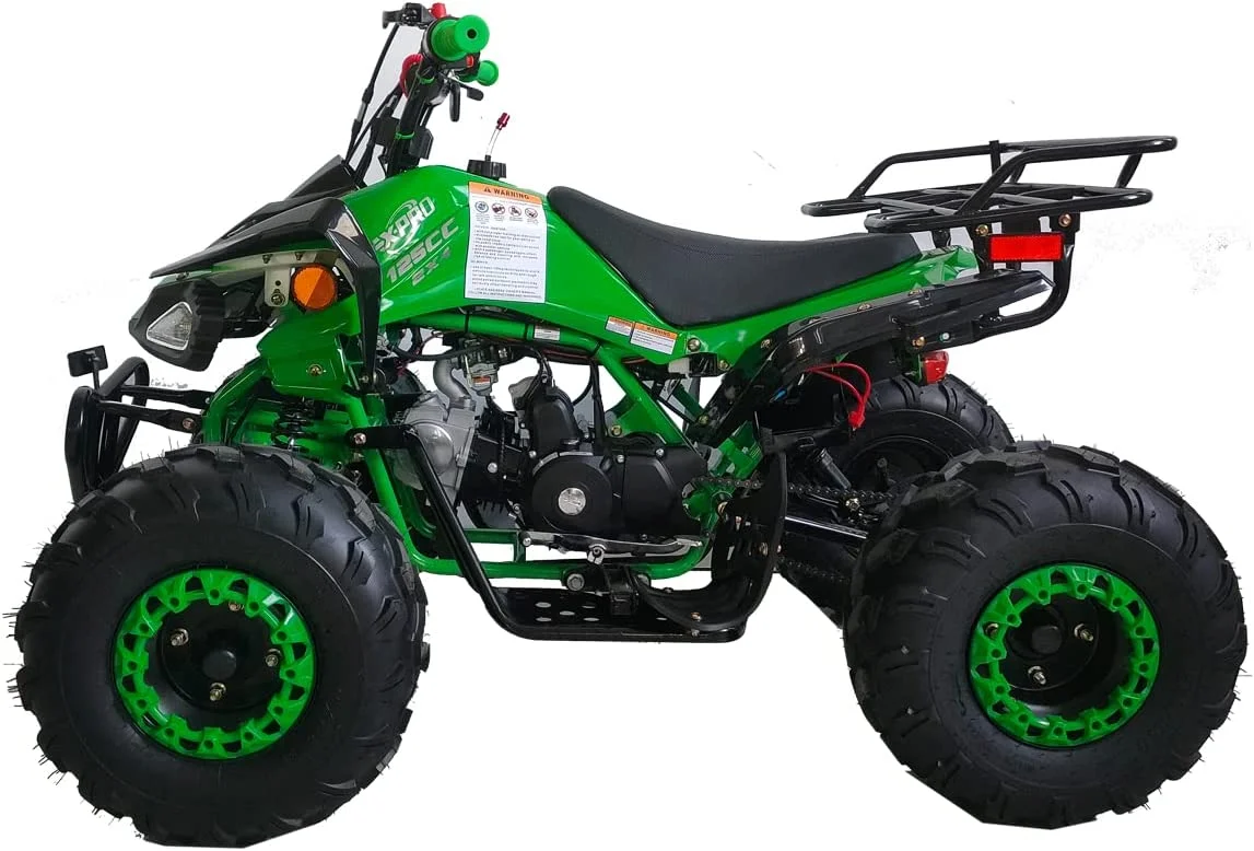 X-Pro Brand New 125cc Gas ATV, Automatic Transmission w/Reverse Remote Control Big 19