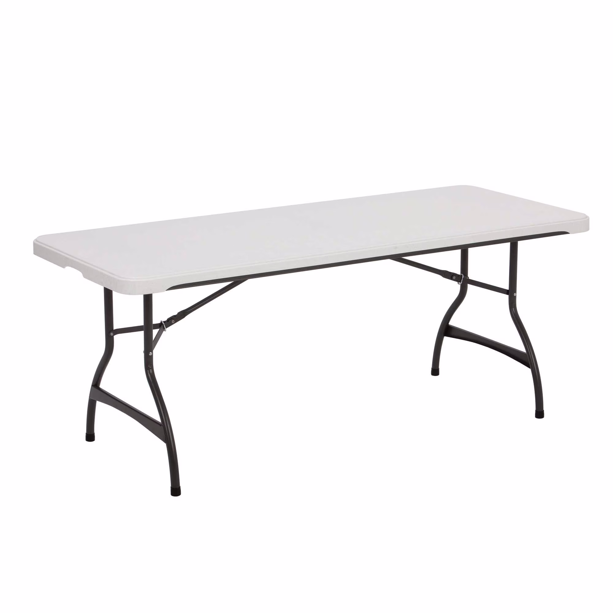 Lifetime 6 Foot Rectangle Folding Table, Indoor/Outdoor Commercial Grade, Black (280350)