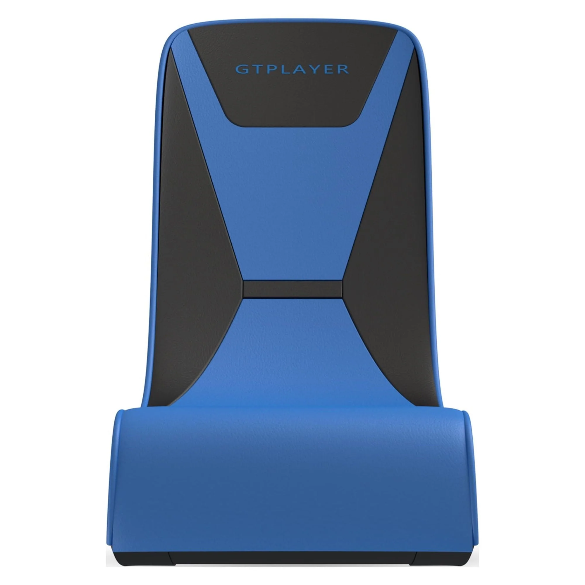 GTRACINGFaux Leather Floor Rocker Video Gaming Chair, Blue