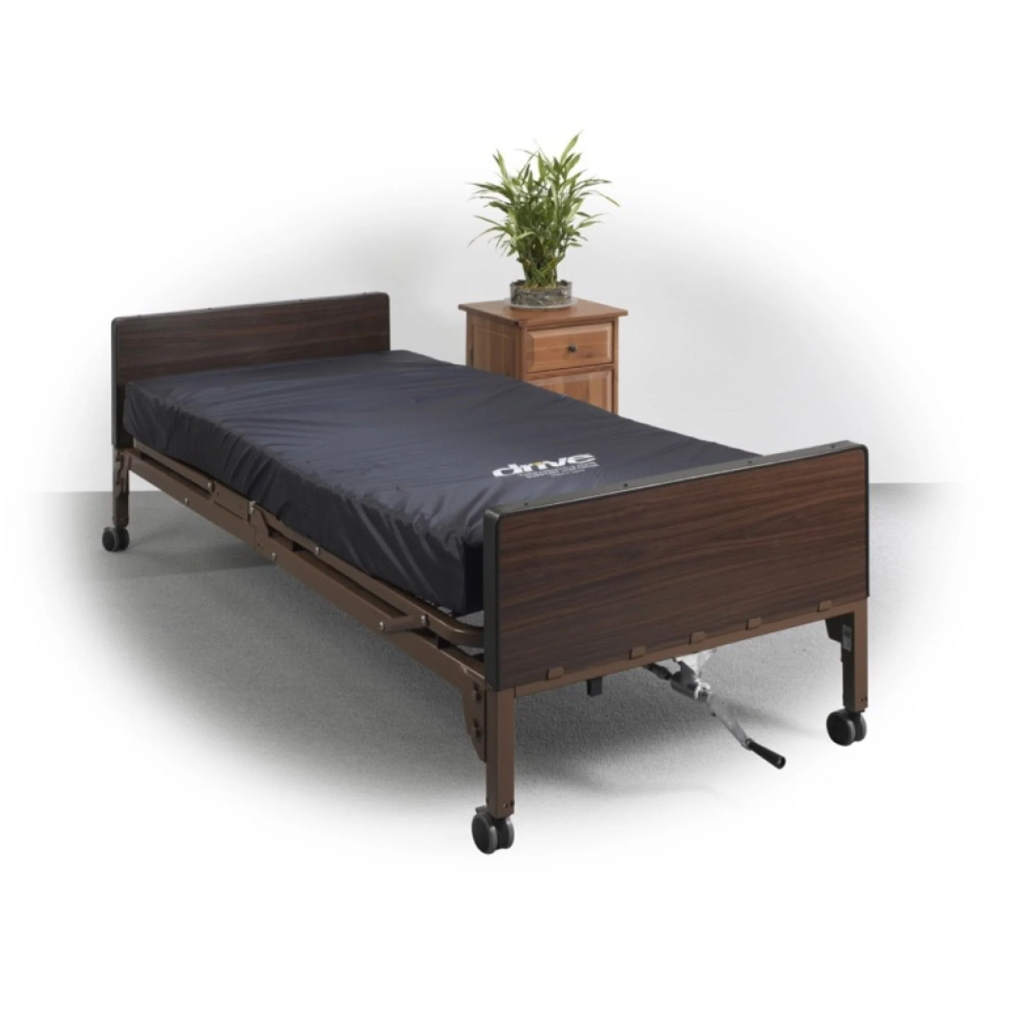 Drive Medical Gravity 7 Long Term Care Pressure Redistribution Mattress, Elevated Perimeter, 80