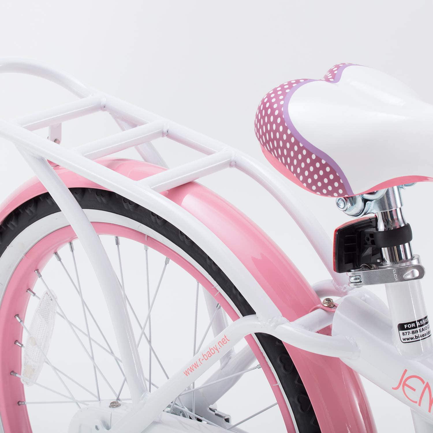 Royalbaby Jenny Princess 20 inch Girl-s Bicycle. White & Pink