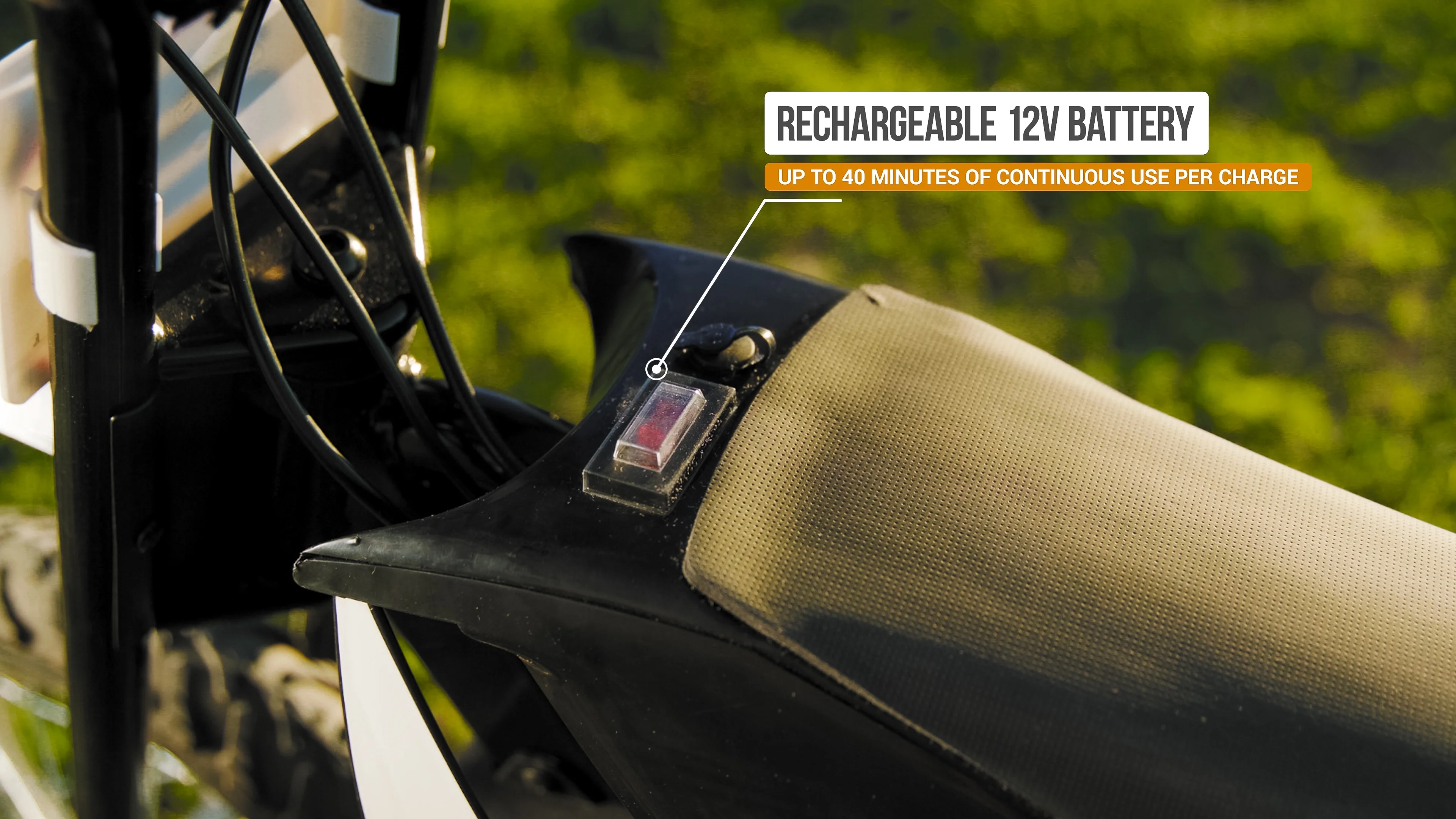 Razor Dirt Rocket MX125 Electric-Powered Dirt Bike - Black with Decal Included, for Child 5+